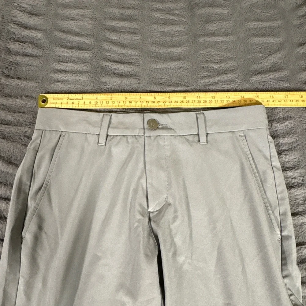 Primo Golf Mens Jogger Pants Gray 30 Short Zipper Ankle Cuffs Performance AR483